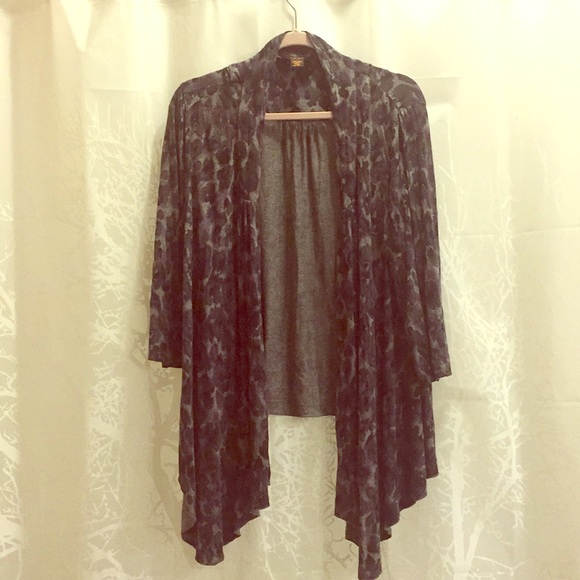High-Low Open Front Cardigan - Picture 1 of 2